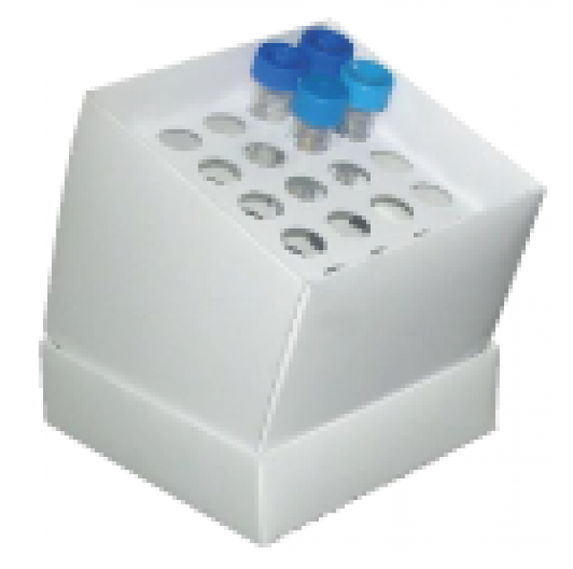 凍結保存用ボックス 丸穴タイプ 15ml/25穴