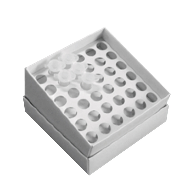 凍結保存用ボックス 丸穴タイプ 5mlエッペンチューブ/36穴