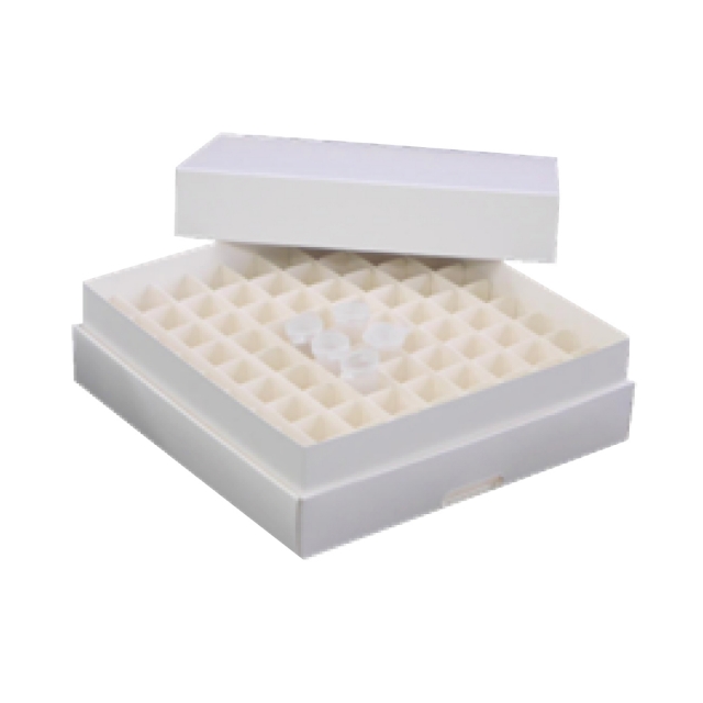 凍結保存用ボックス　インロー/防水/液体窒素タイプ　81穴