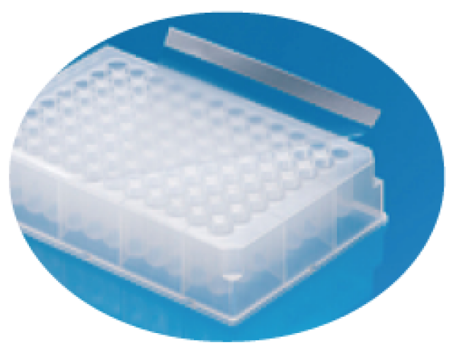 プレートシール　（粘着タイプ）　PCRクリア