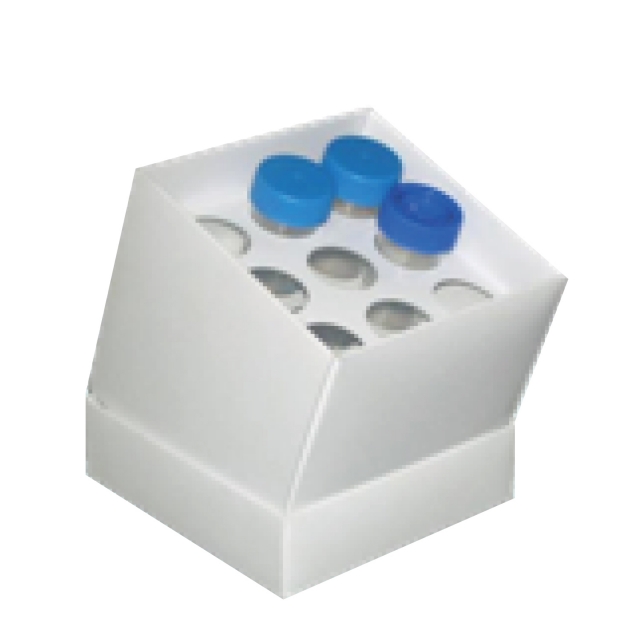 凍結保存用ボックス 丸穴タイプ 50ml/9穴