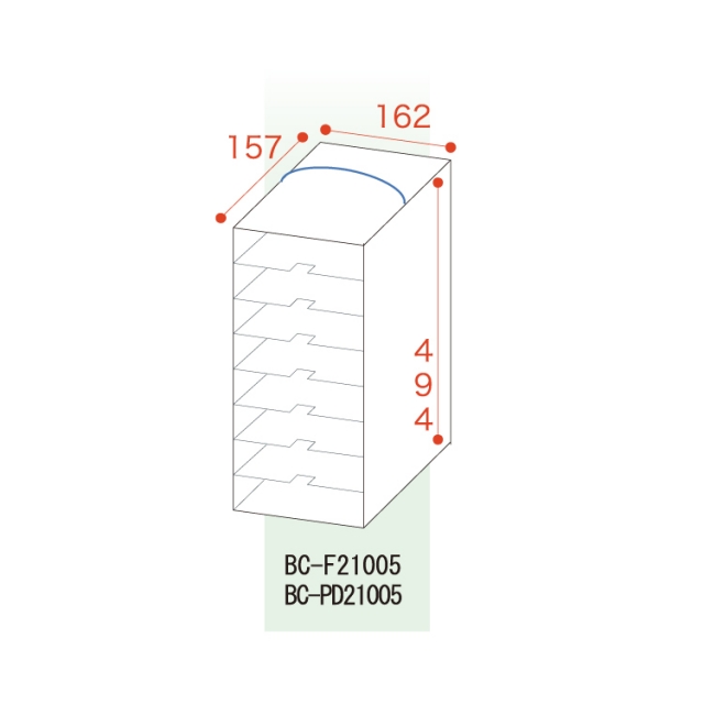 収納ラック100 ×8段