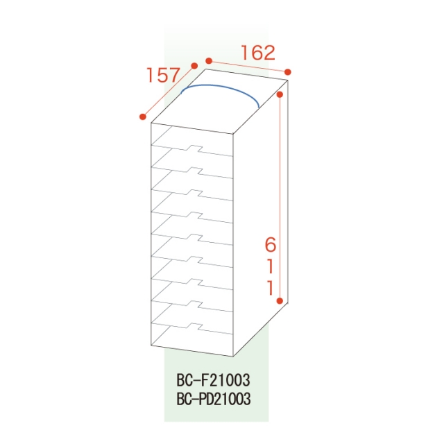 収納ラック100 ×10段