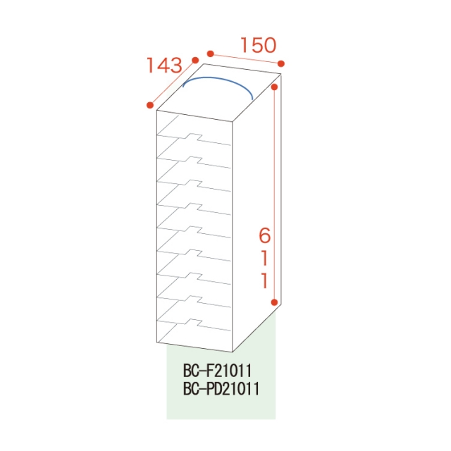 収納ラック81 ×10段