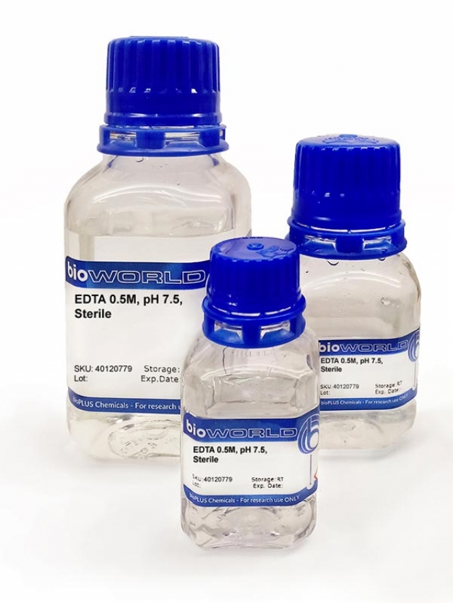 EDTA 0.5M, pH 7.5, Sterile