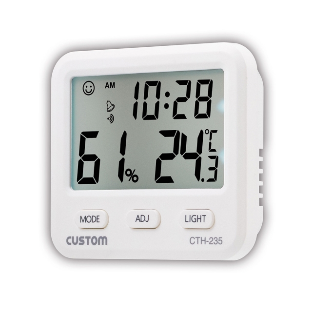 【販売終了】デジタル温湿度計（バックライト付）
