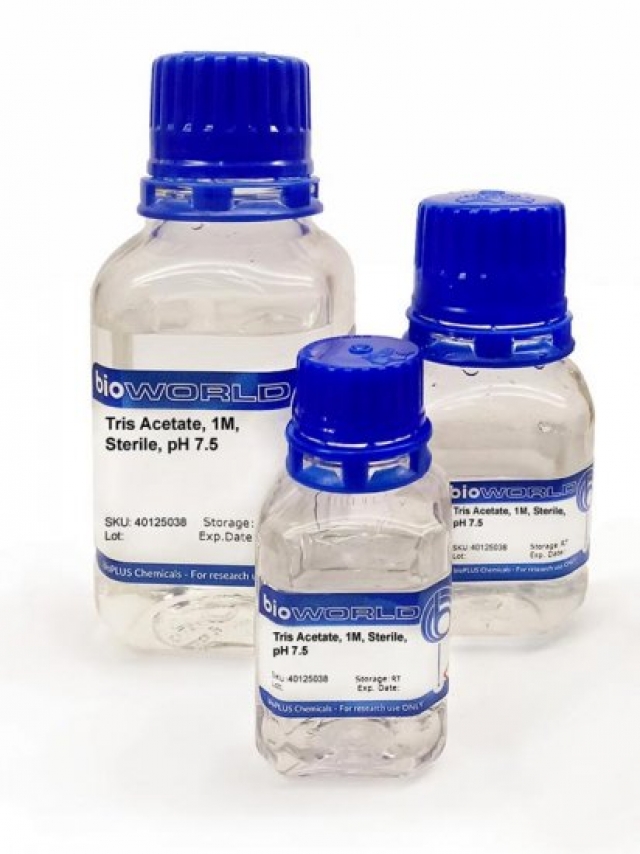 Tris Acetate Buffer 1M, pH 7.5, Sterile