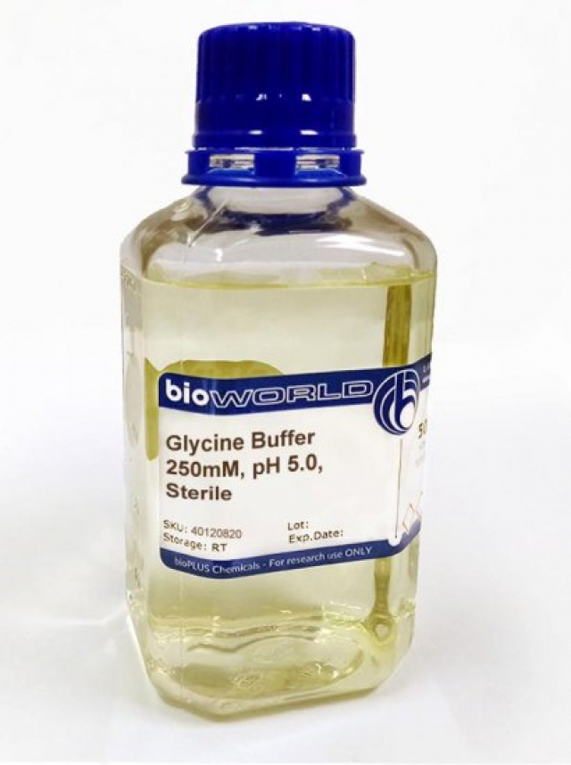 グリシンバッファー 250mM, pH5.0, Sterile