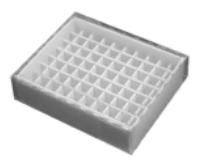 <p>凍結保存用ボックス　0.2ml/48穴/フタ透明タイプ</p>