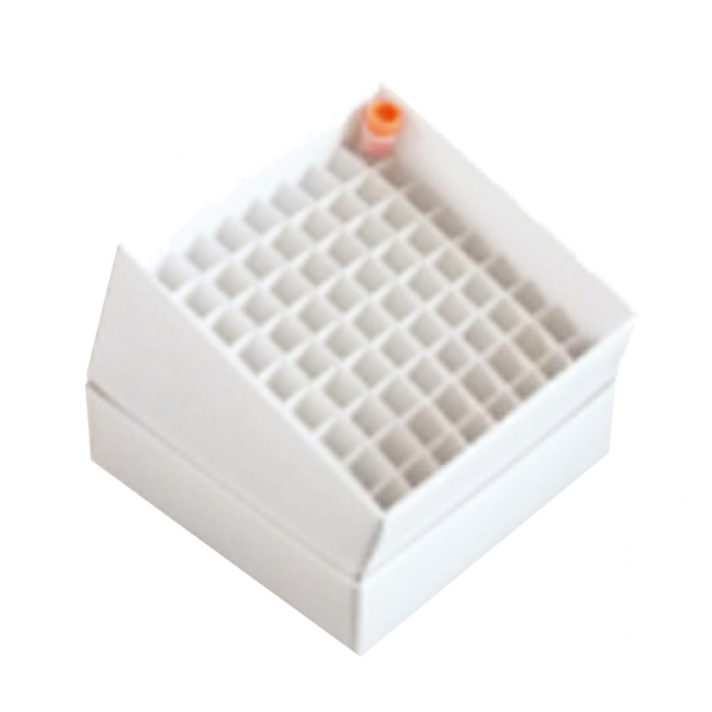 凍結保存用ボックス　3.6～4ml/81穴/防水タイプ