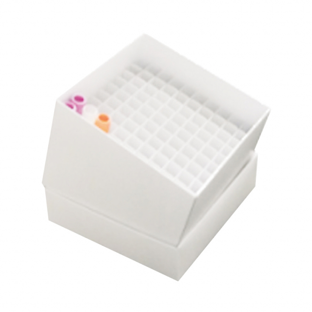 凍結保存用ボックス　5ml（φ12-13）/100穴/防水タイプ