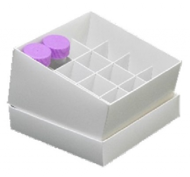 凍結保存用ボックス　25ml/16穴/防水タイプ
