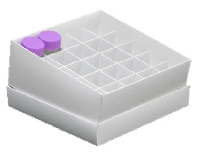 凍結保存用ボックス　25ml/25穴/防水タイプ