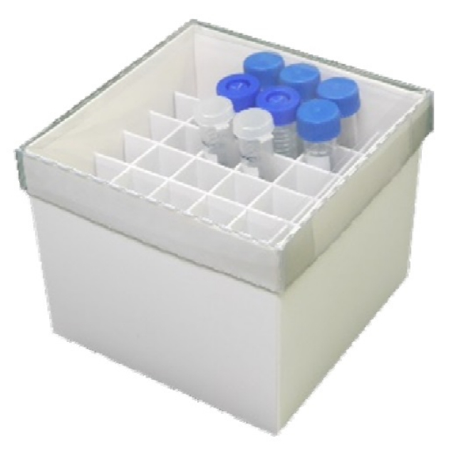 凍結保存用ボックス　15ml/36穴/フタ透明タイプ