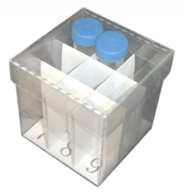 透明 凍結保存用ボックス　50ml/9穴