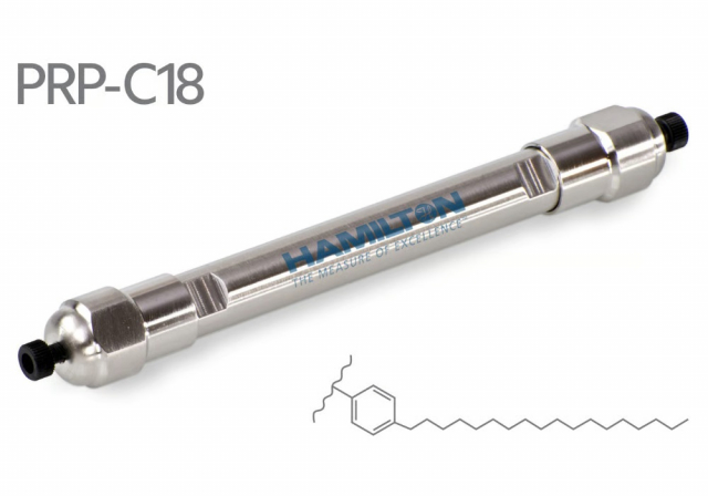 逆相カラム　PRP-C18　ステンレス製